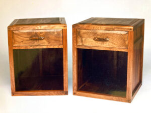 California Walnut Side Tables