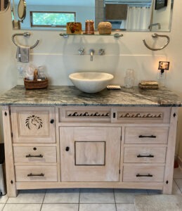 White Ash Bathroom Vanity