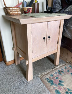 White Ash Side Table